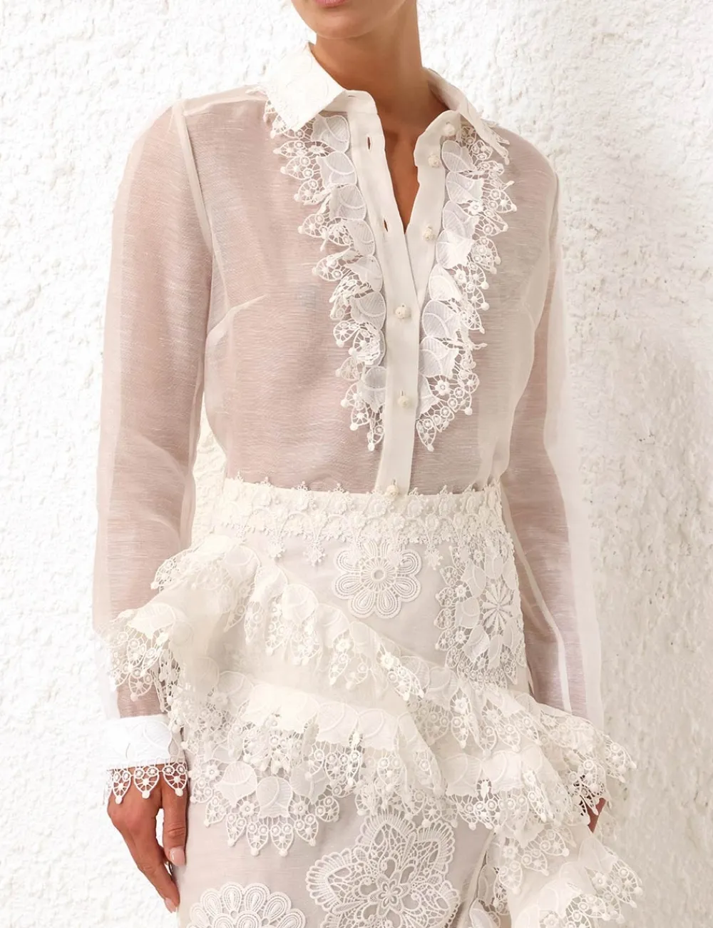 ZIMMERMANN Tops<Matchmaker Doily Shirt