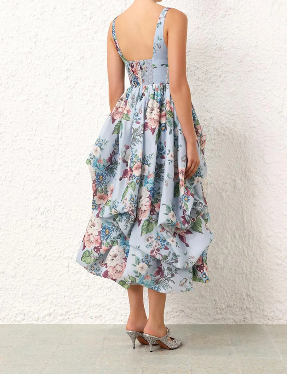ZIMMERMANN In Focus<Matchmaker Drape Midi Dress