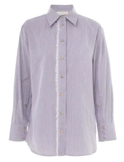 ZIMMERMANN Tops<Matchmaker Embroidered Shirt