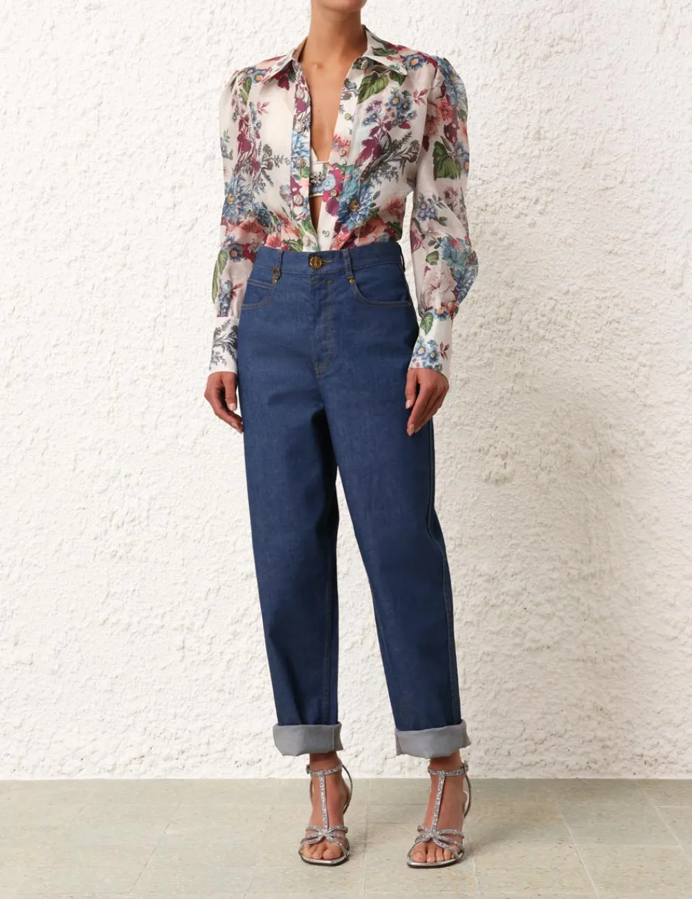 ZIMMERMANN Tops<Matchmaker Floral Body Shirt