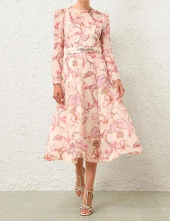 ZIMMERMANN Clothing<Matchmaker Floral Midi Dress