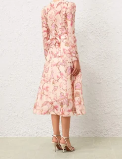 ZIMMERMANN Clothing<Matchmaker Floral Midi Dress