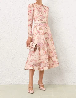 ZIMMERMANN Clothing<Matchmaker Floral Midi Dress