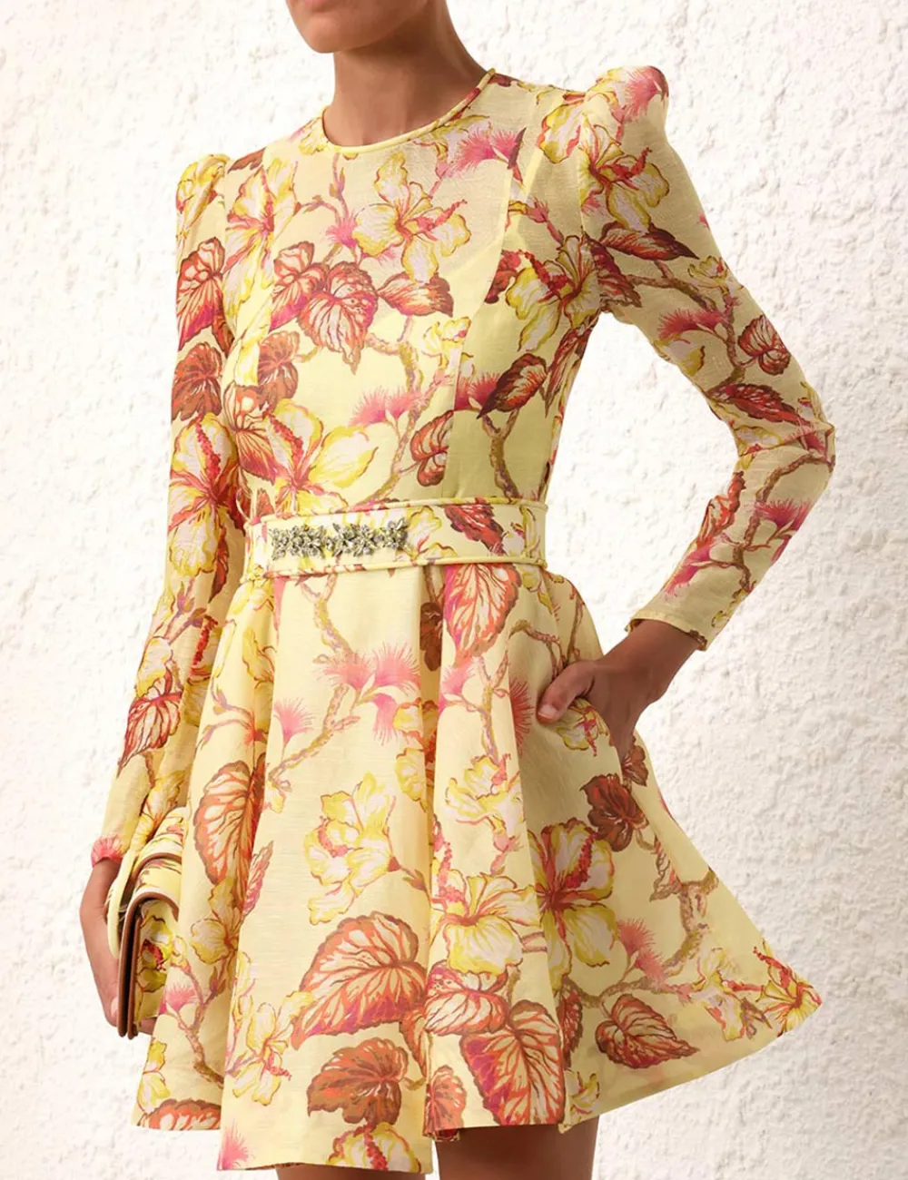 ZIMMERMANN Dresses<Matchmaker Floral Mini Dress