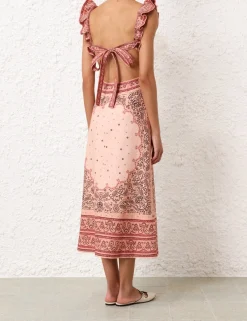 ZIMMERMANN Dresses<Matchmaker Frilled Midi
