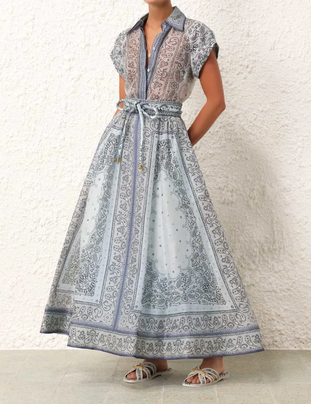 ZIMMERMANN Skirts<Matchmaker Gathered Midi Skirt