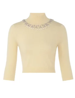 ZIMMERMANN Knitwear<Matchmaker High Neck Crop Top