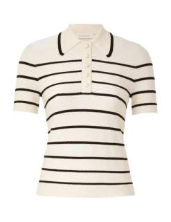 ZIMMERMANN Clothing<Matchmaker Knit Stripe Polo