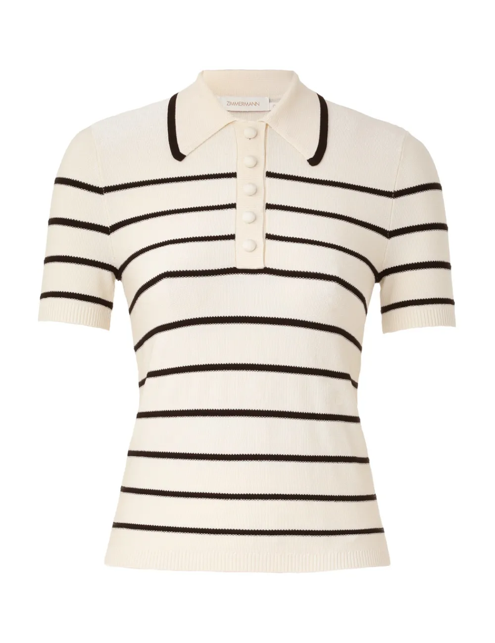 ZIMMERMANN Clothing<Matchmaker Knit Stripe Polo