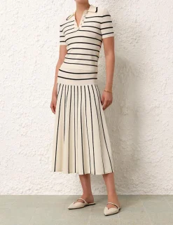 ZIMMERMANN Knitwear<Matchmaker Knit Stripe Skirt