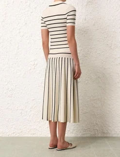 ZIMMERMANN Knitwear<Matchmaker Knit Stripe Skirt
