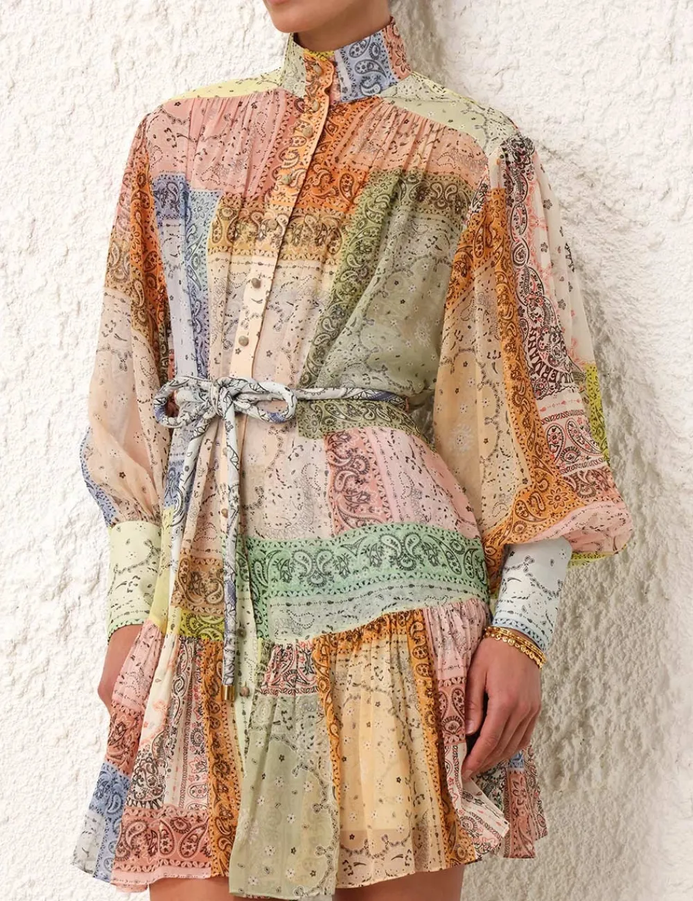 ZIMMERMANN Dresses<Matchmaker Lantern Mini Dress