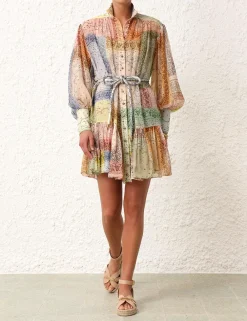 ZIMMERMANN Dresses<Matchmaker Lantern Mini Dress