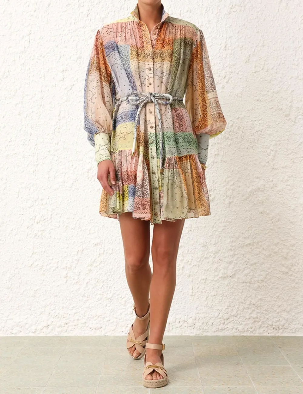 ZIMMERMANN Dresses<Matchmaker Lantern Mini Dress