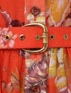 ZIMMERMANN Dresses<Matchmaker Midi Shirt Dress