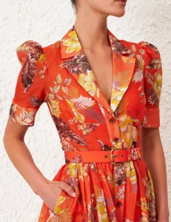 ZIMMERMANN Clothing<Matchmaker Midi Shirt Dress