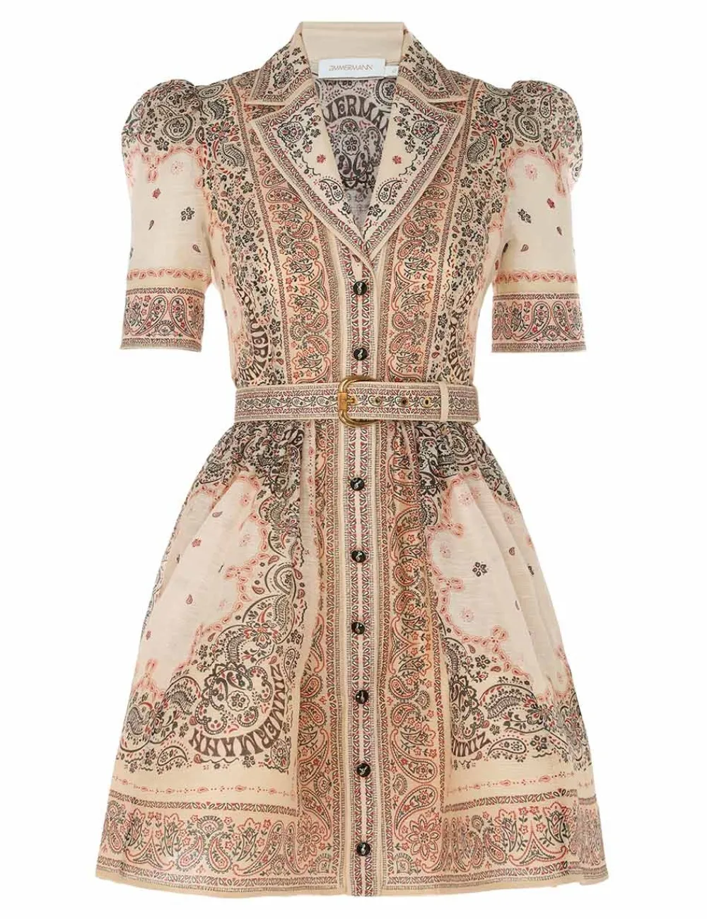 ZIMMERMANN Dresses<Matchmaker Mini Shirt Dress