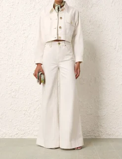 ZIMMERMANN Shorts & Pants<Matchmaker Palazzo Jean