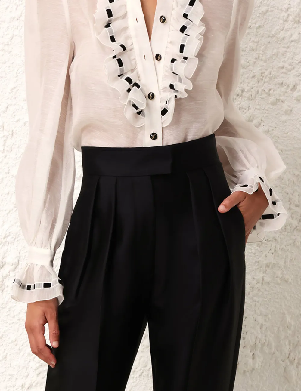 ZIMMERMANN Clothing<Matchmaker Pleat Front Pant