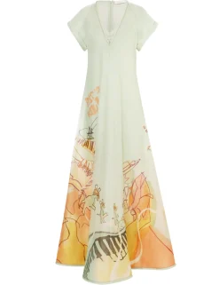 ZIMMERMANN Dresses<Matchmaker Poster V Neck Dress