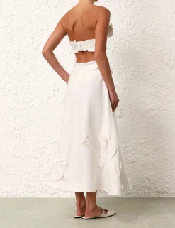 ZIMMERMANN Clothing<Matchmaker Rose Flare Skirt