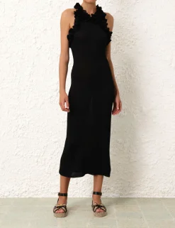 ZIMMERMANN Clothing<Matchmaker Ruffle Neck Midi