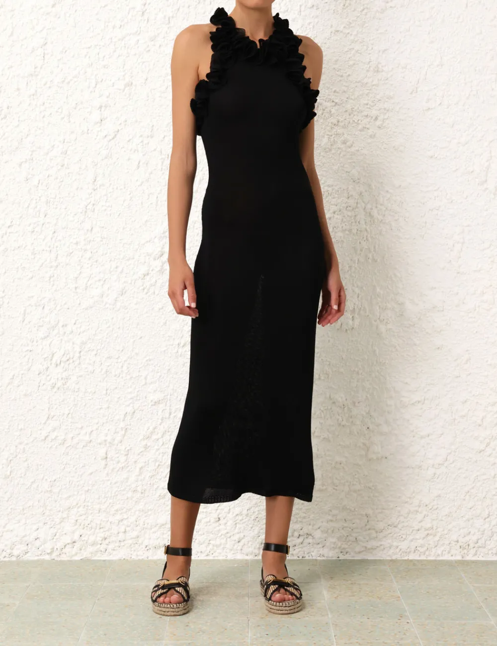 ZIMMERMANN Clothing<Matchmaker Ruffle Neck Midi