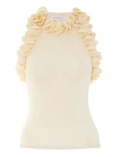 ZIMMERMANN Knitwear<Matchmaker Ruffle Neck Top