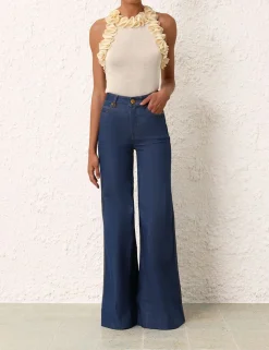 ZIMMERMANN Knitwear<Matchmaker Ruffle Neck Top