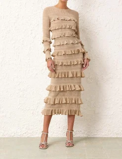 ZIMMERMANN Knitwear<Matchmaker Ruffle Skirt