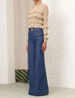 ZIMMERMANN Knitwear<Matchmaker Ruffle Top