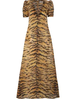 ZIMMERMANN Dresses<Matchmaker Short Sleeve Maxi