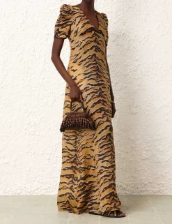 ZIMMERMANN Clothing<Matchmaker Short Sleeve Maxi