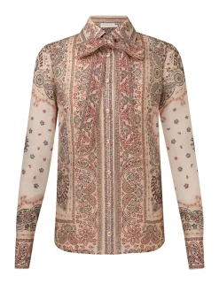 ZIMMERMANN Clothing<Matchmaker Tie Neck Blouse