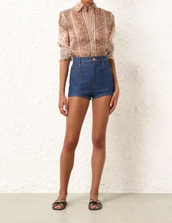 ZIMMERMANN Tops<Matchmaker Tie Neck Blouse