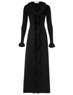 ZIMMERMANN Knitwear<Matchmaker V-Neck Ruffle Dress