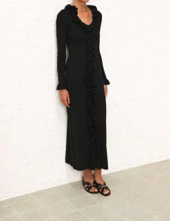 ZIMMERMANN Clothing<Matchmaker V-Neck Ruffle Dress
