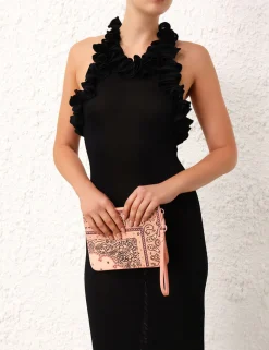 ZIMMERMANN Bags<Medium Printed Leather Pouch