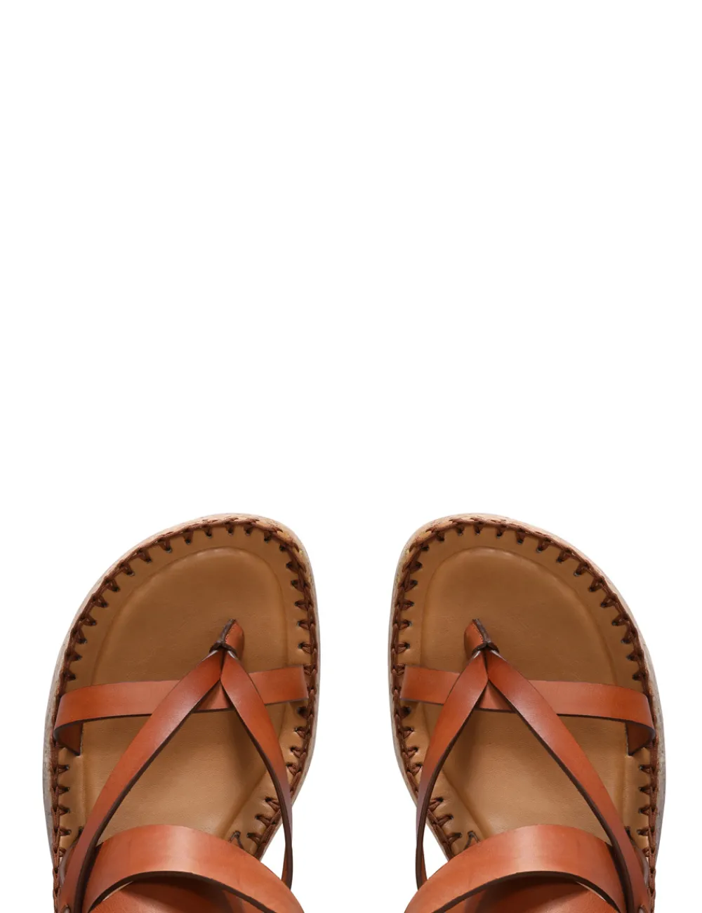 ZIMMERMANN In Denim<Multi-Strap Sandal Wedge