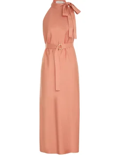ZIMMERMANN Clothing<Neck Tie Halter Bias Dress