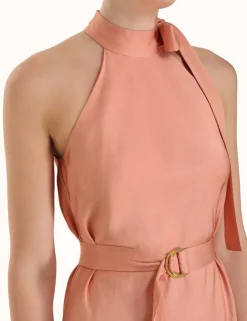 ZIMMERMANN Clothing<Neck Tie Halter Bias Dress