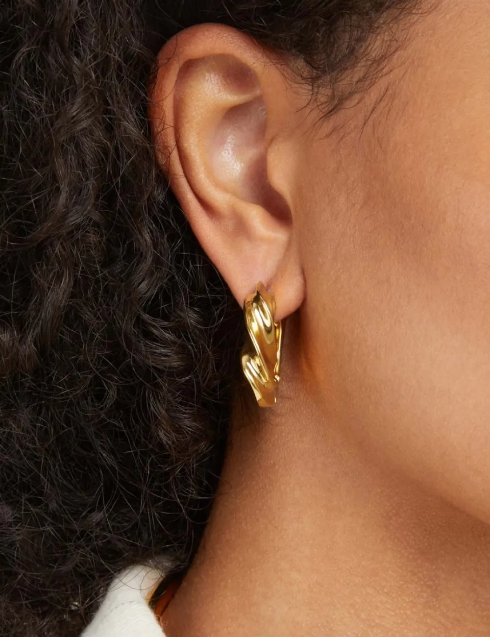 ZIMMERMANN Earrings<Paint Stroke Hoops