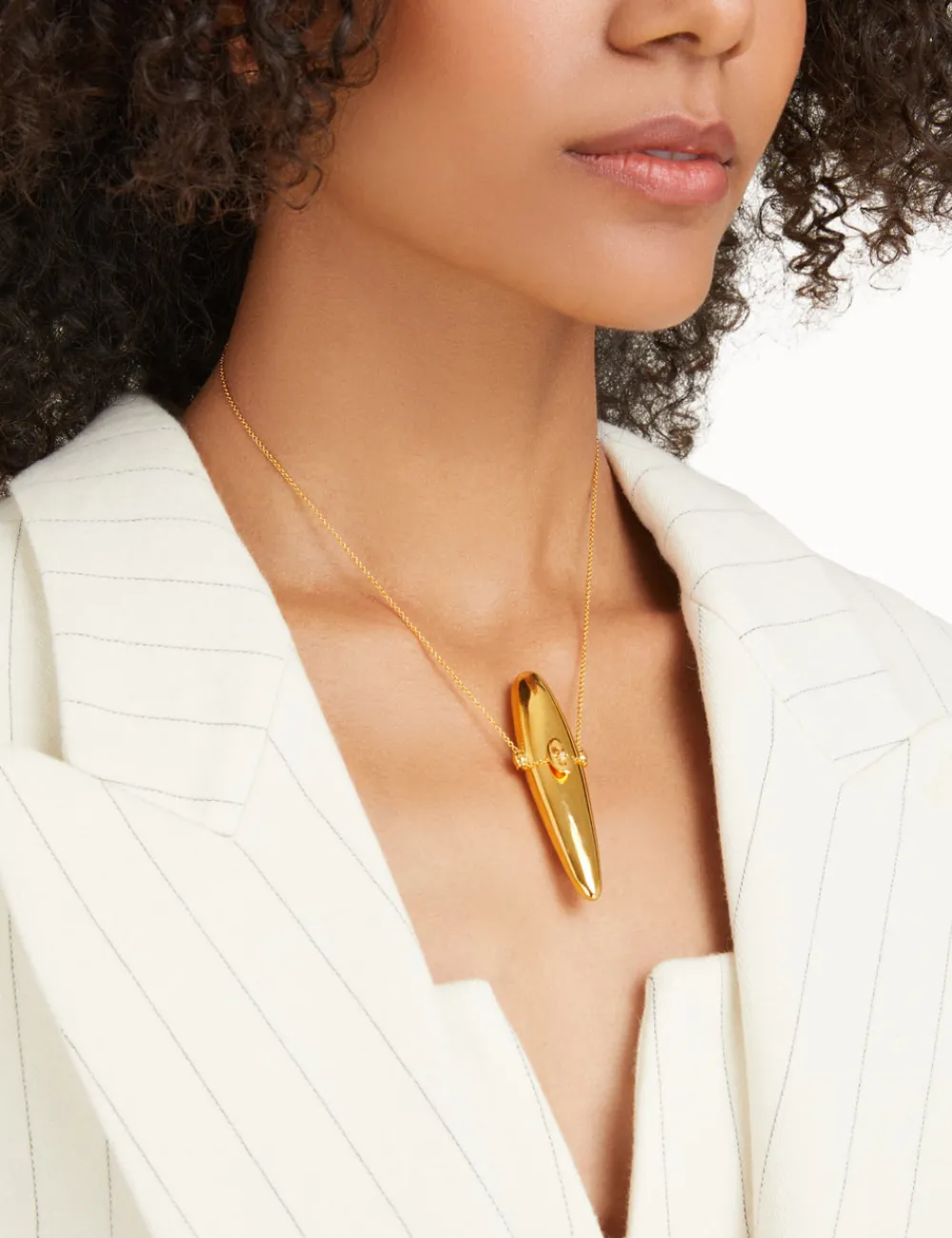 ZIMMERMANN In Denim<Paint Stroke Locket Necklace