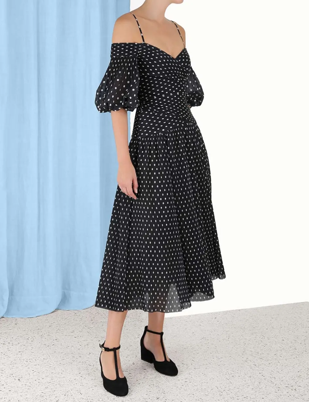 ZIMMERMANN Clothing<Pleated Midi