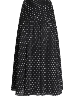 ZIMMERMANN Clothing<Pleated Midi Skirt