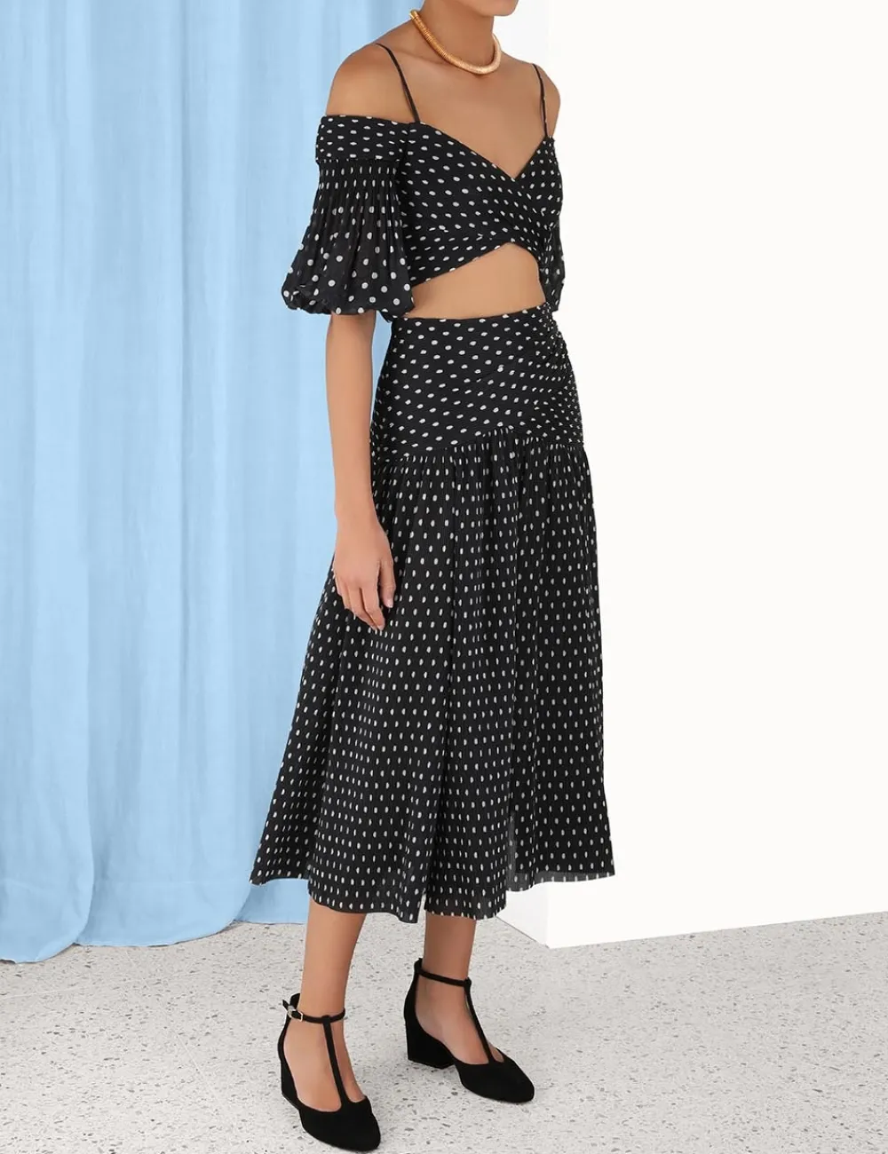 ZIMMERMANN Luminosity<Pleated Midi Skirt