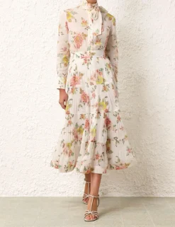 ZIMMERMANN Skirts<Pleated Midi Skirt