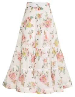 ZIMMERMANN Clothing<Pleated Midi Skirt