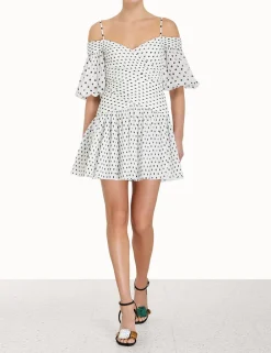 ZIMMERMANN Dresses<Pleated Mini