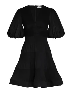 ZIMMERMANN Luminosity<Pleated Mini Dress